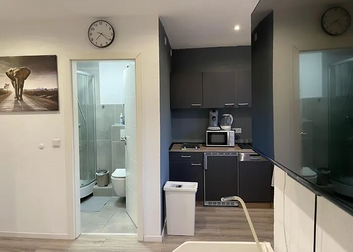 Sleep & Go Deluxe 1 Naehe Duesseldorf Apartmán Krefeld